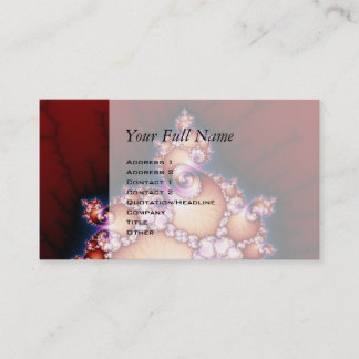 Thats The Point - Fractal Art Business Card