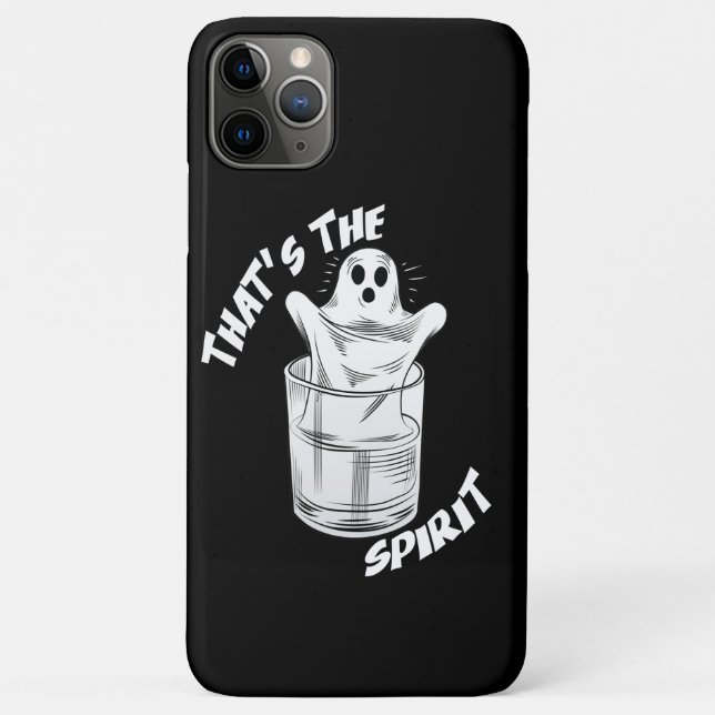 Thats The Spirit - Funny Halloween Ghost Case-Mate iPhone Case (Back)