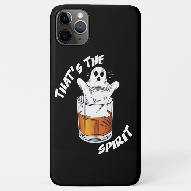 Thats The Spirit - Funny Halloween Ghost Case-Mate iPhone Case (Back)