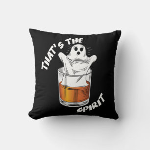 Thats The Spirit - Funny Halloween Ghost Cushion