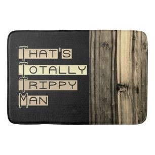 That's Totally Trippy Man Bath Mat