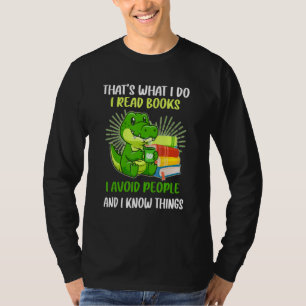 That's What I Do I Read Books I Avoid People Croc T-Shirt