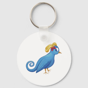 That's What She Tweets - Bird Logo Key Ring