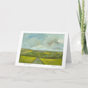 Thaxted Church and Windmill Card