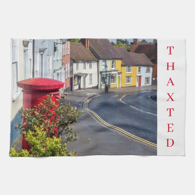 Thaxted Essex tea towel (Horizontal)