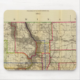 Thayer's map of Colorado 2 Mouse Pad