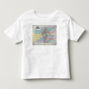 Thayer's Map of Colorado Toddler T-Shirt