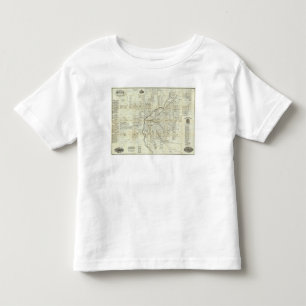 Thayer's Map of Denver Colorado Toddler T-Shirt