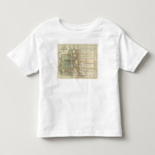 Thayer's New Map Of The State of Colorado Toddler T-Shirt