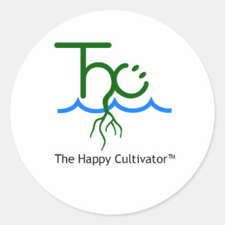 THC The Happy Cultivator™ logo & name sticker