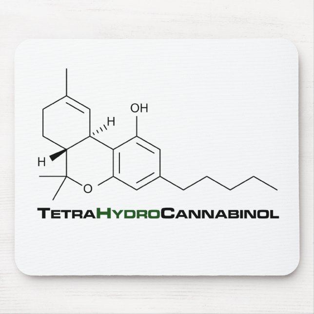 THC Weed Mouse Pad (Front)