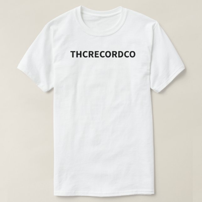 THCRECORDCO T-Shirt (Design Front)