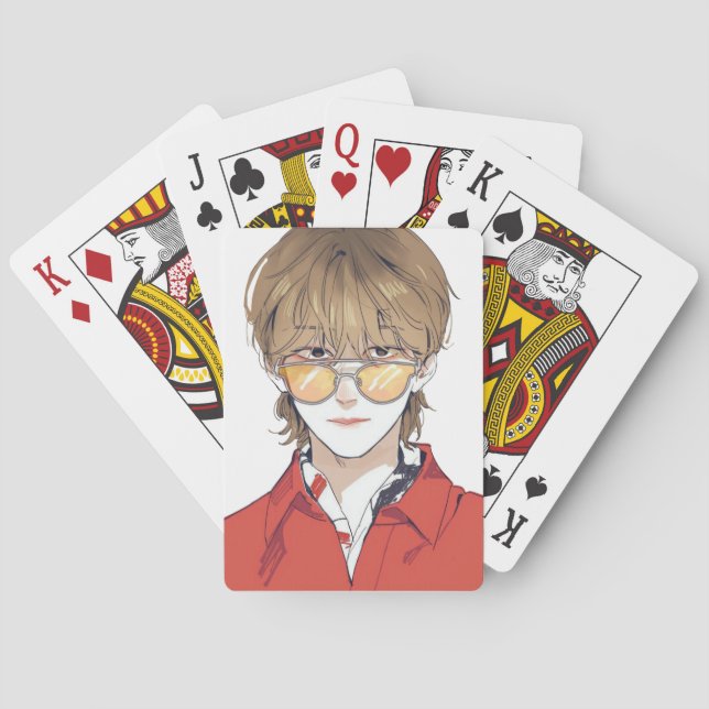 The8 SEVENTEEN K-Pop Fan Art Playing Cards (Back)
