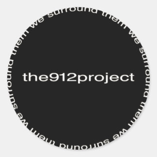 the912project classic round sticker