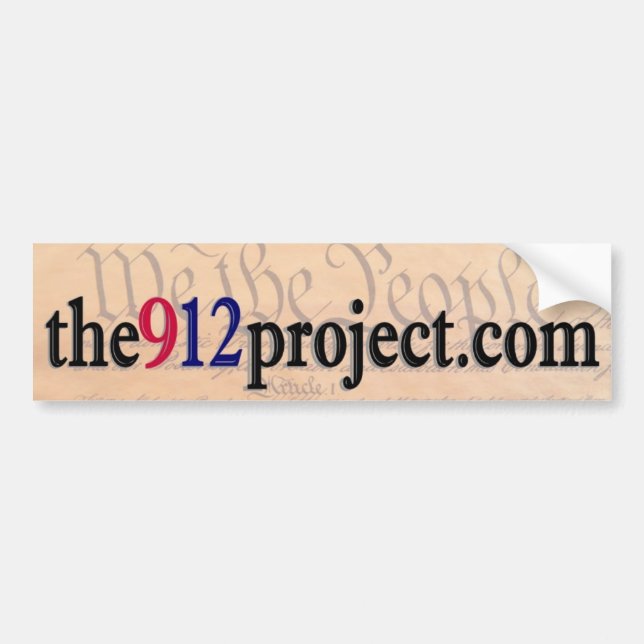 the912project.com bumper sticker (Front)