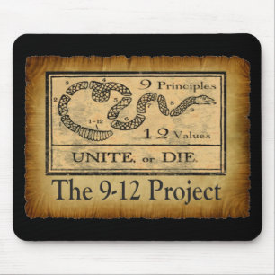 the912project.com unite or die mouse pad