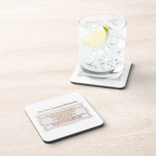 The 10 Commandments Coaster
