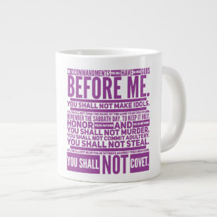 The 10 Commandments  Jumbo Mug