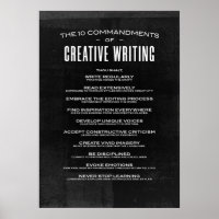The 10 Commandments of Creative Writing