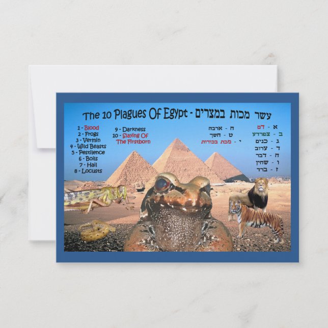 The 10 Plagues Of Egypt (Front)
