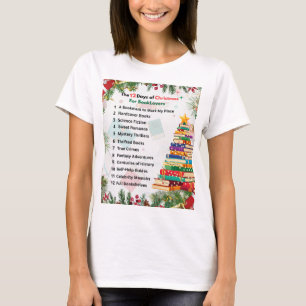 The 12 Days of Christmas T-shirt Literary Gift