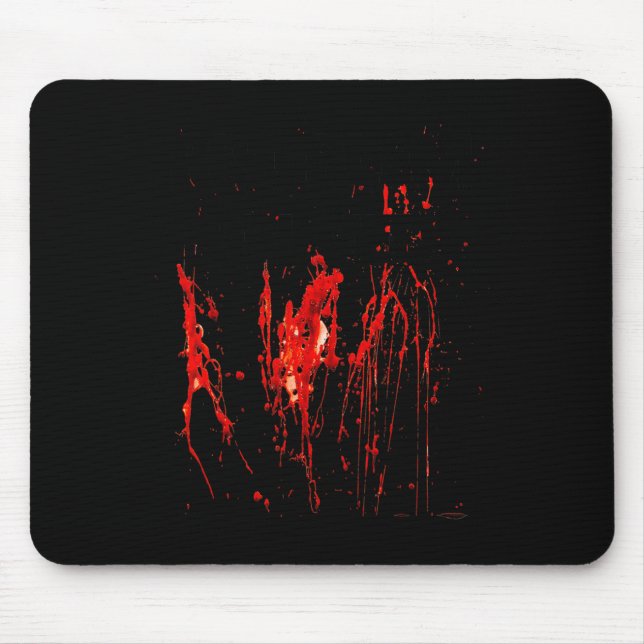 The 12 Hours Shift Nurse Skeleton Tarot Card Funny Mouse Pad (Front)