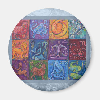 The 12 Signs of the Zodiac Magnet