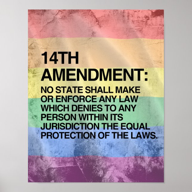 THE 14TH AMENDMENT POSTER (Front)