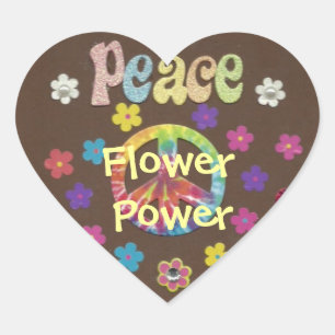 The 1960s: Flower Power sticker