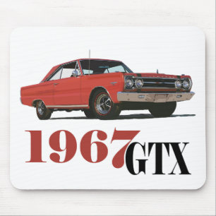THE 1967 RED GTX MOUSE PAD