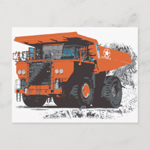 The #1 Hugely Giant Truck Postcard