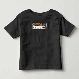 The 1 Rare Medium Well Grillfather BBQ Lovers Toddler T-Shirt