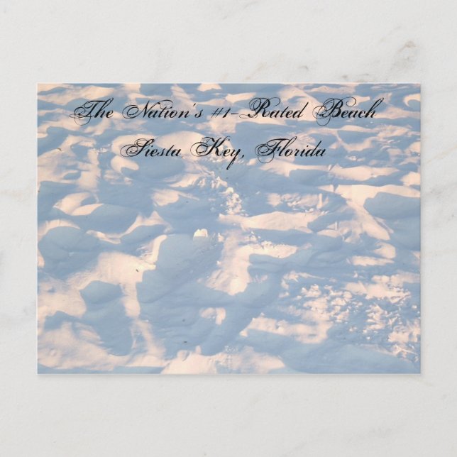 The #1-Rated Beach in the USA Postcard (Front)