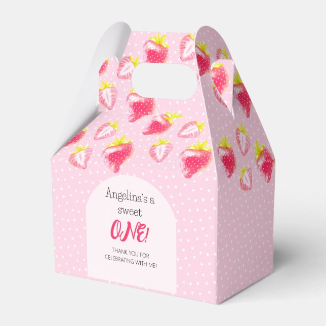 The 1st Birthday Favour Box (Front Side)