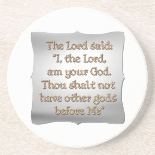 The 1st Commandment Coaster
