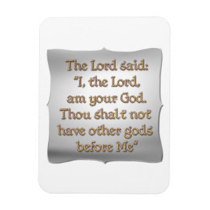 The 1st Commandment Magnet