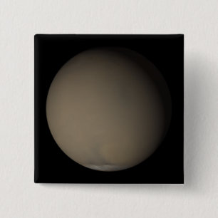 The 2001 Great Dust Storms on Mars 15 Cm Square Badge