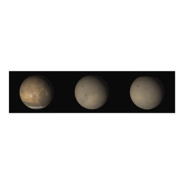 The 2001 Great Dust Storms on Mars 2 Photo Print (Front)