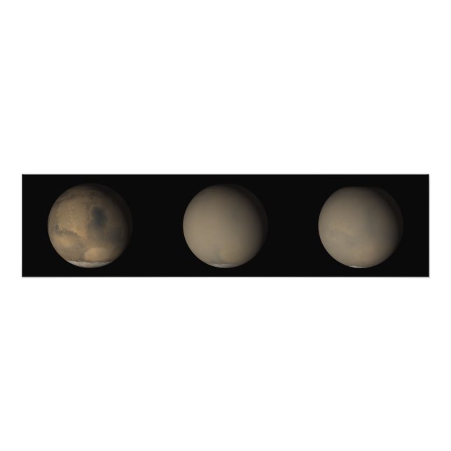 The 2001 Great Dust Storms on Mars Photo Print (Front)