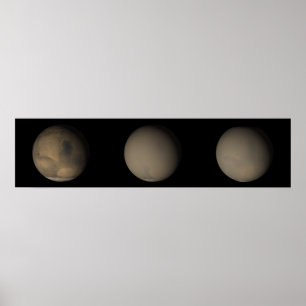 The 2001 Great Dust Storms on Mars Poster