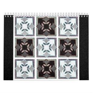 The 2011 Digital Quilt Calendar In Black And White