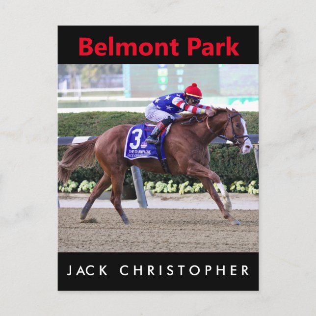 The 2021 Champagne Stakes Postcard (Front)
