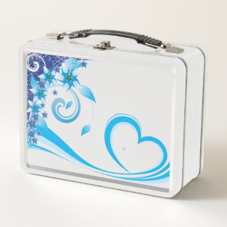 the 2024 Fall collection Lunchbox Blue swirls whit