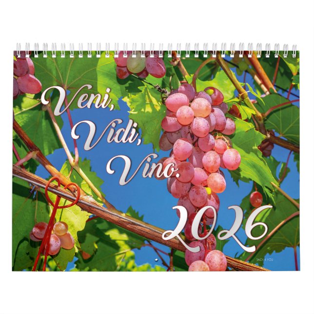 The 2026 wine calendar - Veni, Vidi, Vino (Cover)