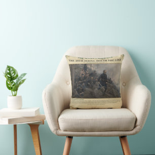 The 20Th Maine Holds The Line July 2, 1863 Cushion