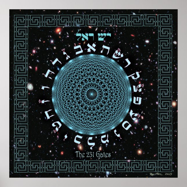 The 231 Gates Galactic Core Poster (Front)