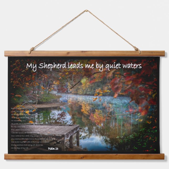 The 23rd Psalm in a tapestry (Front)