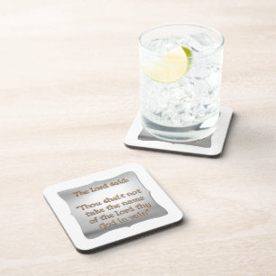 The 2nd Commandment Coaster