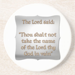 The 2nd Commandment Coaster