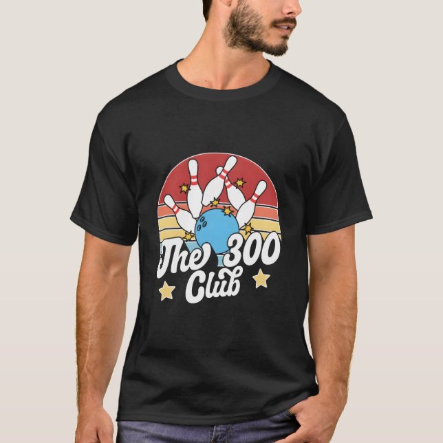 The 300 Club Bowler Bowling T-Shirt (Front)